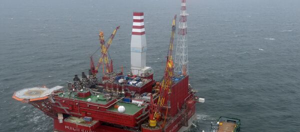 Giàn khoan khai thác dầu “Prirazlomnaya” Giàn khoan khai thác dầu “Prirazlomnaya” - Sputnik Việt Nam