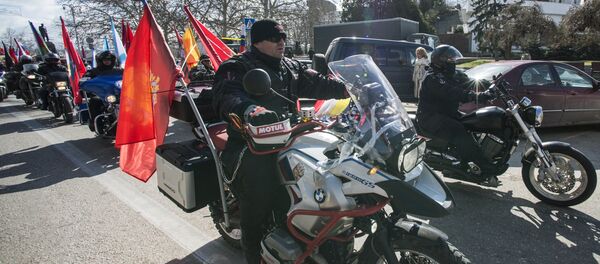 Các thành viên CLB mô tô toàn Nga “Những con sói đêm” - Sputnik Việt Nam