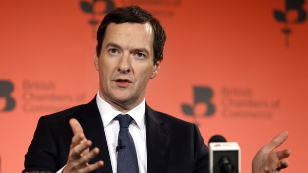 Britain's Chancellor George Osborne speaks during the British Chambers of Commerce annual conference in London (File) - Sputnik Việt Nam