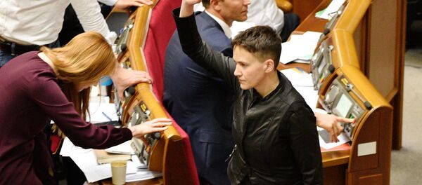 Nghị sĩ Quốc hội Ukraina Nadezhda Savchenko - Sputnik Việt Nam