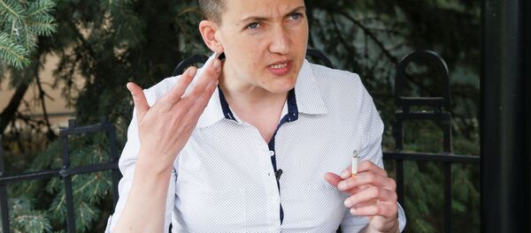 Nghị sĩ Quốc hội Ukraina Nadezhda Savchenko Nghị sĩ Quốc hội Ukraina Nadezhda Savchenko - Sputnik Việt Nam