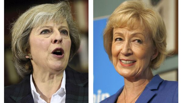 Bà Theresa May và bà Andrea Leadsom - Sputnik Việt Nam