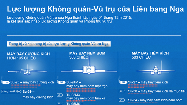 Lực lượng Không quân-Vũ trụ của Liên bang Nga - Sputnik Việt Nam