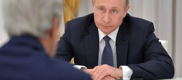 cuộc đàm phán của Tổng thống Nga Vladimir Putin và Ngoại trưởng Mỹ John Kerry cuộc đàm phán của Tổng thống Nga Vladimir Putin và Ngoại trưởng Mỹ John Kerry - Sputnik Việt Nam