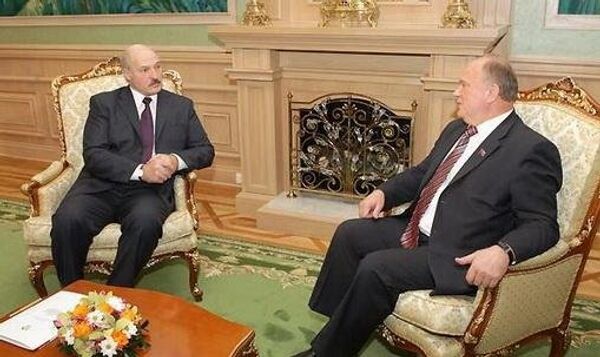Alexandr Lukashenko và Gennady Zyuganov Alexandr Lukashenko và Gennady Zyuganov - Sputnik Việt Nam
