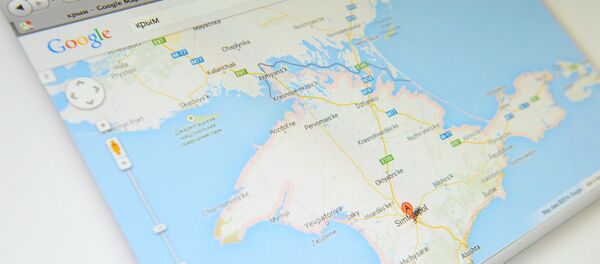 Crưm trên bản đồ Google Maps - Sputnik Việt Nam