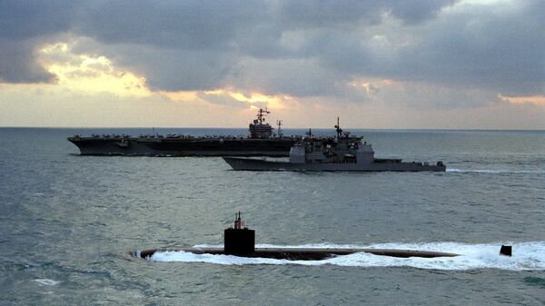 USS Port Royal, USS Annapolis, USS Nimitz  - Sputnik Việt Nam