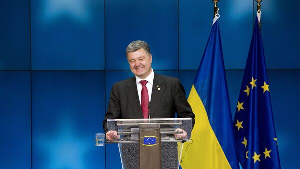 Tổng thống Ukraina Pyotr Poroshenko - Sputnik Việt Nam