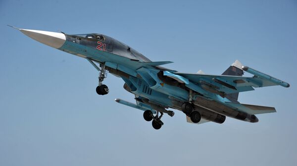 Su-34 tại Hmeymim - Sputnik Việt Nam