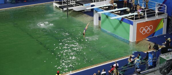 Bể bơi dành cho các VĐV nhảy cầu Olympic - Sputnik Việt Nam