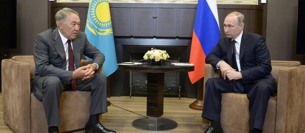 Ông Nazarbayev và ông Putin - Sputnik Việt Nam