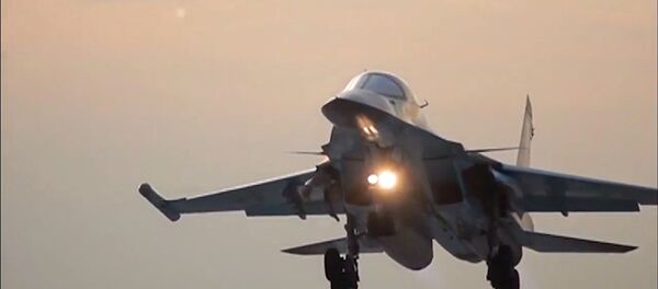 Máy bay không quân Nga phá hủy 5 kho và 6 cứ điểm khủng bố IS - Sputnik Việt Nam