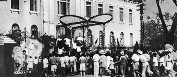 Cuộc nổi dậy ở Hà Nội, Việt Nam, ngày 19 tháng 8 năm 1945 Cuộc nổi dậy ở Hà Nội, Việt Nam, ngày 19 tháng 8 năm 1945 - Sputnik Việt Nam