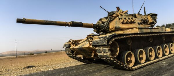 Xe tăng của Thổ Nhĩ Kỳ ở Syria - Sputnik Việt Nam