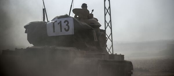Xe tăng của Thổ Nhĩ Kỳ ở Syria - Sputnik Việt Nam