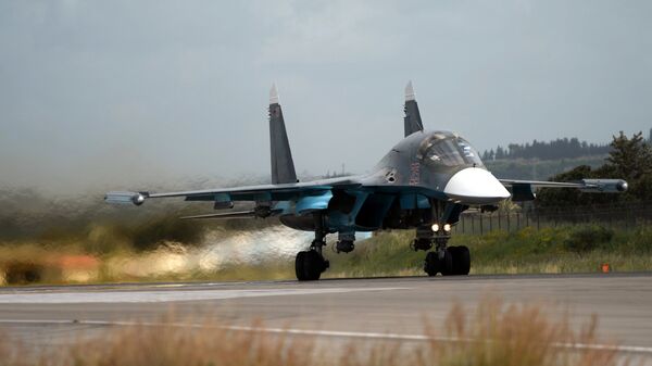 Máy bay tiêm kích- ném bom Su-34 - Sputnik Việt Nam