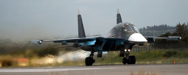 Máy bay tiêm kích- ném bom Su-34 - Sputnik Việt Nam