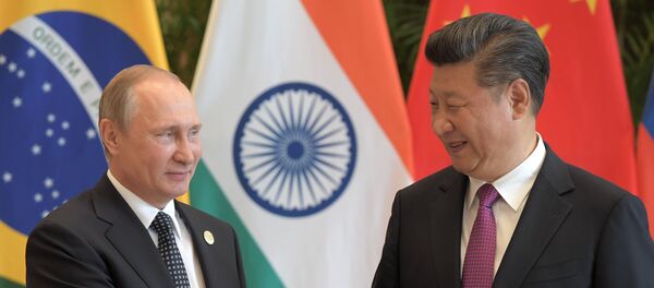 Tổng thống Vladimir Putin và chủ tịch Tập Cận Bình - Sputnik Việt Nam