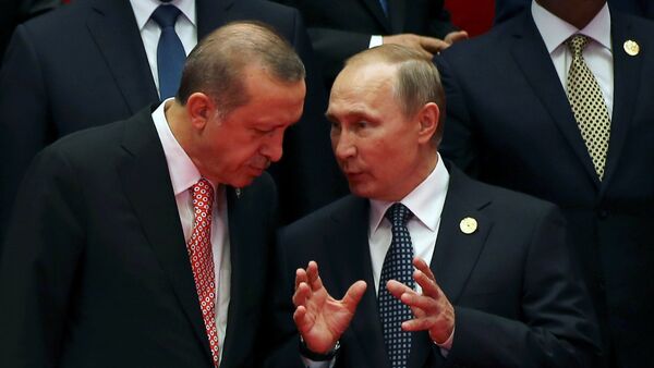 Vladimir Putin và Recep Tayyip Erdogan - Sputnik Việt Nam