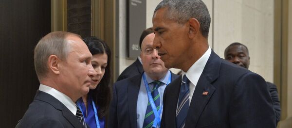Tổng thống Nga Vladimir Putin và Tổng thống Hoa Kỳ Barack Obama Tổng thống Nga Vladimir Putin và Tổng thống Hoa Kỳ Barack Obama - Sputnik Việt Nam