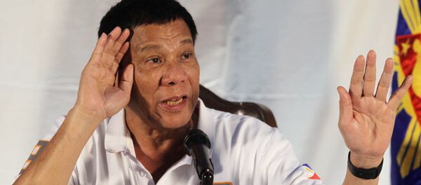 Tổng thống Philippines Rodrigo Duterte  - Sputnik Việt Nam