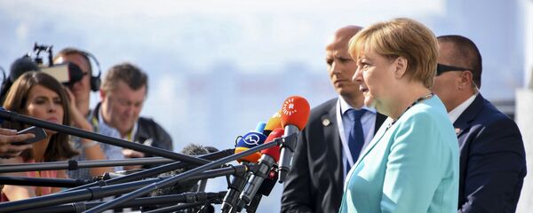 Thủ tướng Đức Angela Merkel tại hội nghị thượng đỉnh EU ở Bratislava - Sputnik Việt Nam