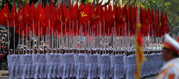 Diễu hành trọng thể kỷ niệm 40 năm Việt Nam thống nhất đất nước - Sputnik Việt Nam