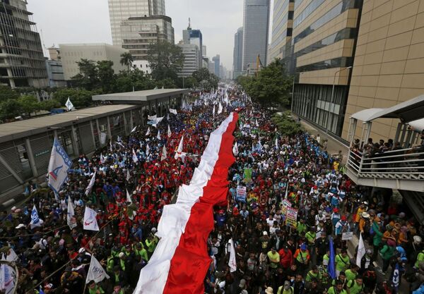 Người lao động Indonesia không hài lòng về điều kiện làm việc - Sputnik Việt Nam