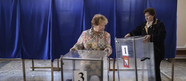 Trạm bầu cử ở Sevastopol - Sputnik Việt Nam