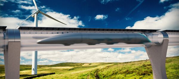 Модель сверхскоростного поезда Hyperloop - Sputnik Việt Nam