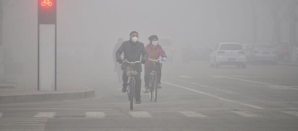 bầu không khí ô nhiễm cao độ ở Trung Quốc - Sputnik Việt Nam