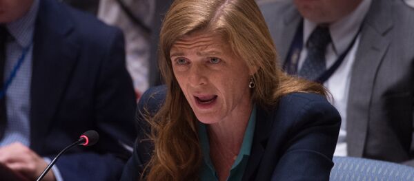 Đại sứ Mỹ tại Liên Hợp Quốc Samantha Power Đại sứ Mỹ tại Liên Hợp Quốc Samantha Power - Sputnik Việt Nam