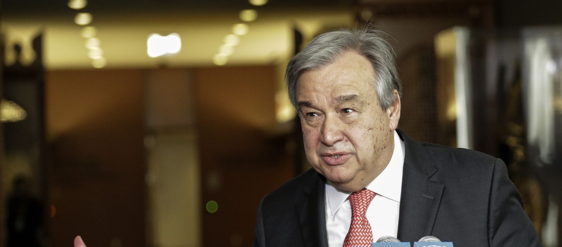 Tân Tổng thư ký của Liên Hợp Quốc António Guterres  - Sputnik Việt Nam, 1920, 07.04.2020