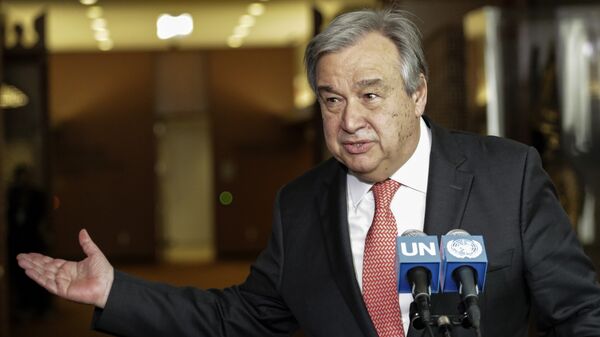 Tân Tổng thư ký của Liên Hợp Quốc António Guterres  - Sputnik Việt Nam