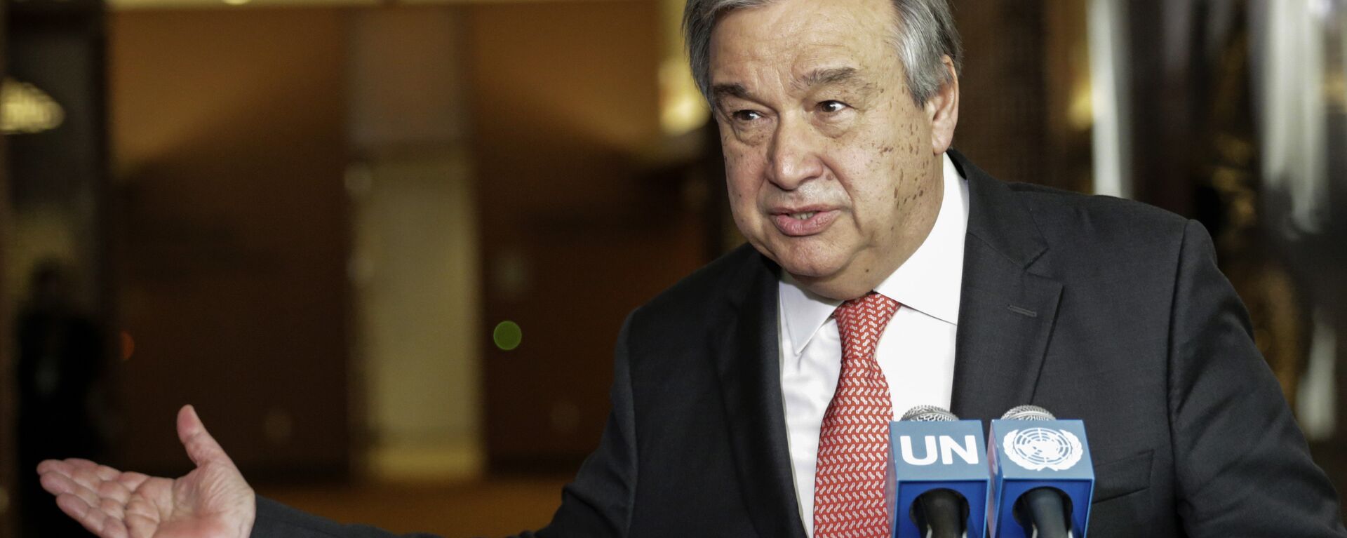 Tân Tổng thư ký của Liên Hợp Quốc António Guterres  - Sputnik Việt Nam, 1920, 14.11.2024