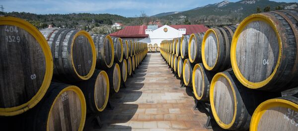 nhà máy rượu Massandra ở Crưm - Sputnik Việt Nam