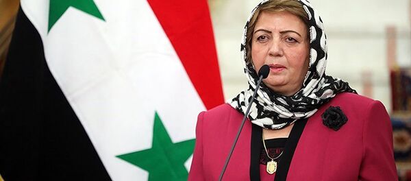 Chủ tịch Quốc hội Syria Khadija Abbas - Sputnik Việt Nam
