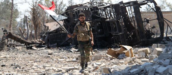 Quân đội Syria ở Aleppo - Sputnik Việt Nam