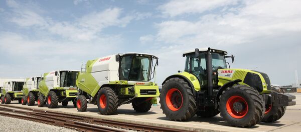 máy móc nông nghiệp do công ty Đức Claas sản xuất ở Nga - Sputnik Việt Nam