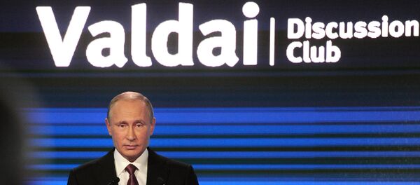 Tổng thống Putin phát biểu tại Câu lạc bộ Valdai - Sputnik Việt Nam