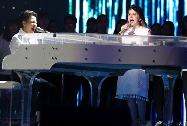 Milana trên sân khấu Giọng hát nhí Việt Nam 2016   - Sputnik Việt Nam