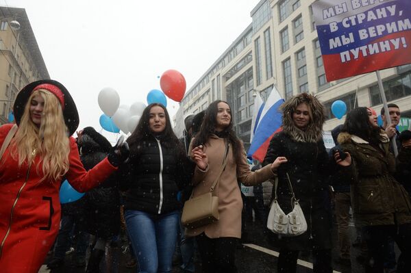 Matxcơva tổ chức buổi mít tinh-hoà nhạc để tôn vinh ngày Thống nhất dân tộc  - Sputnik Việt Nam