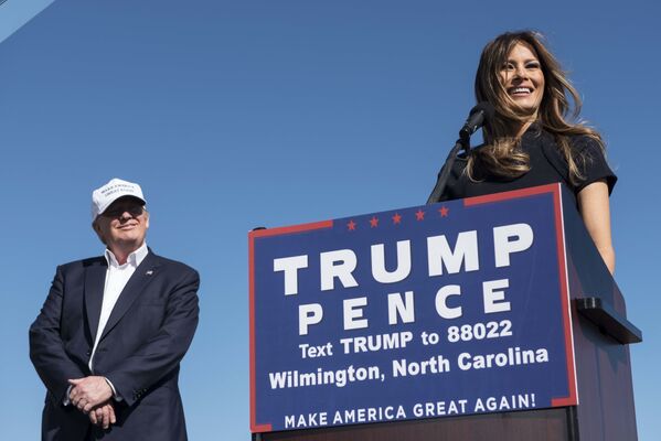 Tân đệ nhất phu nhân của Hoa Kỳ Melania Trump - Sputnik Việt Nam