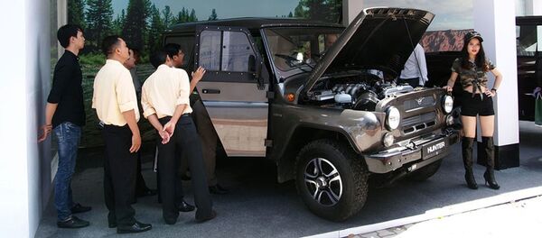 Xe UAZ tại Vietnam International Motor Show 2016, tp. Hồ Chí Minh - Sputnik Việt Nam