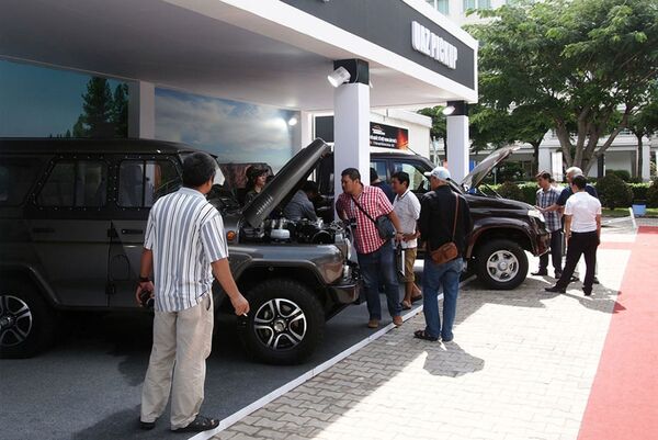 Xe UAZ tại Vietnam International Motor Show 2016, tp. Hồ Chí Minh Xe UAZ tại Vietnam International Motor Show 2016, tp. Hồ Chí Minh - Sputnik Việt Nam