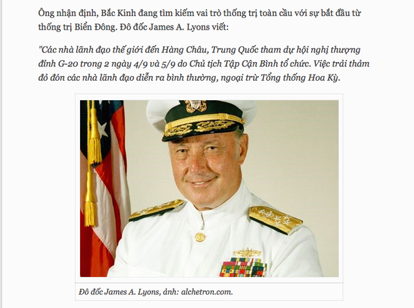 Ảnh chụp màn hình của một tờ báo Việt Nam - Sputnik Việt Nam