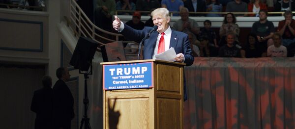 Designierter US-Präsident Donald Trump während der Wahlkampagne Designierter US-Präsident Donald Trump während der Wahlkampagne - Sputnik Việt Nam
