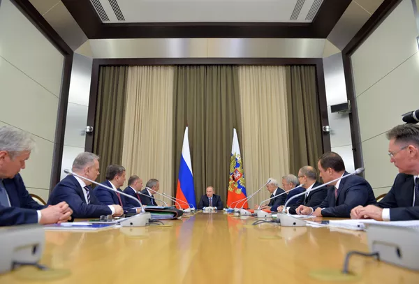 Tổng thống Nga Vladimir Putin đã tổ chức một cuộc họp về chiến lược phát triển của Cơ quan Vũ trụ Nga giai đoạn đến năm 2030. Tổng thống Nga Vladimir Putin đã tổ chức một cuộc họp về chiến lược phát triển của Cơ quan Vũ trụ Nga giai đoạn đến năm 2030. - Sputnik Việt Nam