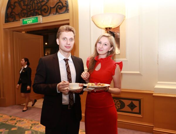 Ngày 16 tháng 11 tại Hà Nội Đại sứ quán Nga tại Việt Nam đã tổ chức buổi chiêu đãi nhân dịp Ngày Thống nhất dân tộc. - Sputnik Việt Nam