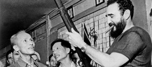 Chuyến đi của Fidel Castro vào tháng chín năm 1973 đến những vùng giải phóng do Chính phủ Cách mạng miền Nam Việt Nam kiểm soát. Chuyến đi của Fidel Castro vào tháng chín năm 1973 đến những vùng giải phóng do Chính phủ Cách mạng miền Nam Việt Nam kiểm soát. - Sputnik Việt Nam